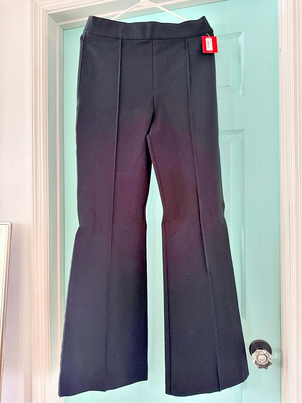 Spanx The Perfect Pant Flare Pants in Black Size Large NWT